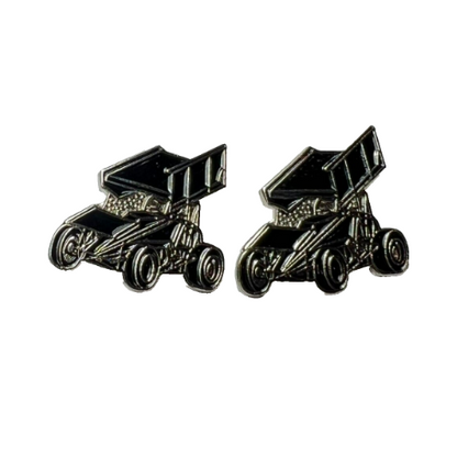 Black Sprint Car Wing Cufflinks