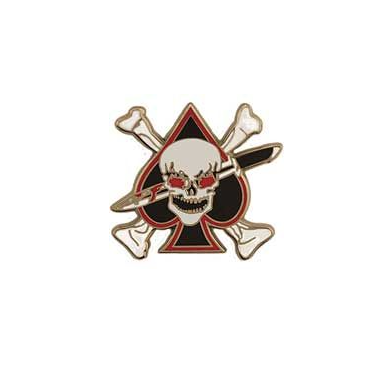 Death Spade Skull Pins