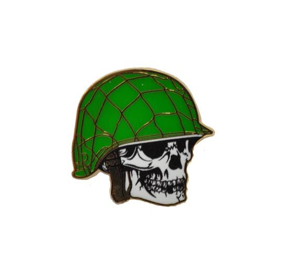 Skull Paratrooper Helmet Pins