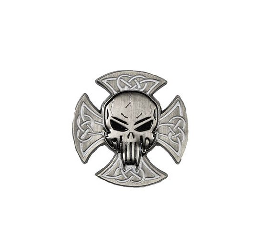 Skull Iron Cross Pins