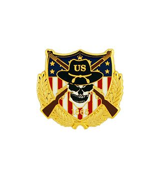 Skull US Cavalry Pins