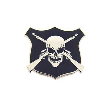 Skull Sniper Badge Pins