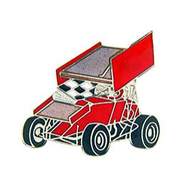 Red Sprint Car Wing Pins