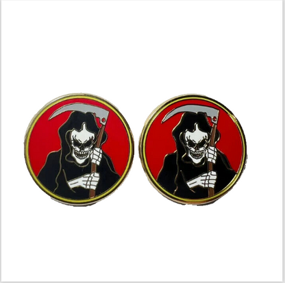 Skull Grim Reaper Cufflinks