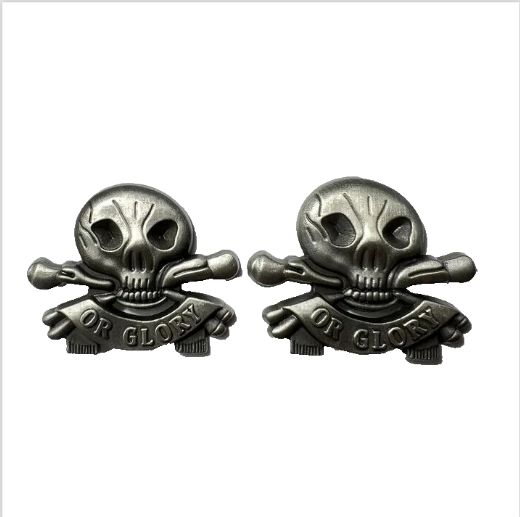 Death Or Glory Skull Cufflinks