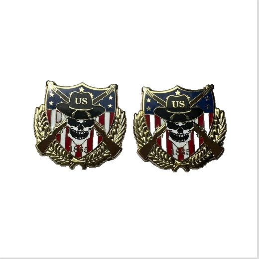 Skull US Cavalry Cufflinks