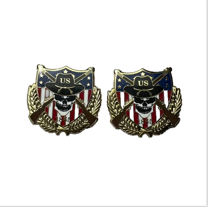 Skull US Cavalry Cufflinks