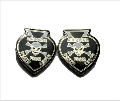 Death From Above Airborne From Skull Cufflinks