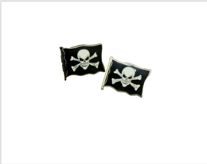 Pirate Flag Skull and Bones Cufflinks