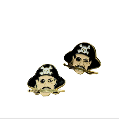 Pirate Head Skull Cufflinks