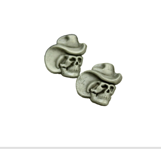 Skull Cowboy Hat Cufflinks