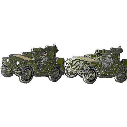 Jeep M151 Rocket Launcher Cufflinks