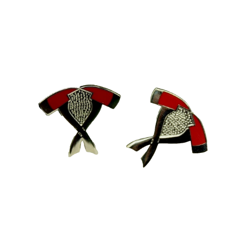 Crossed Fire Axes Cufflinks