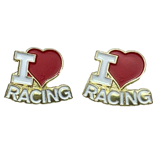 I Love Racing Cufflinks