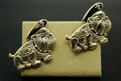 Bulldog USMC Cufflinks