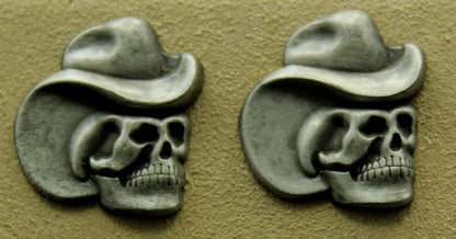 Skull Cowboy Hat Cufflinks