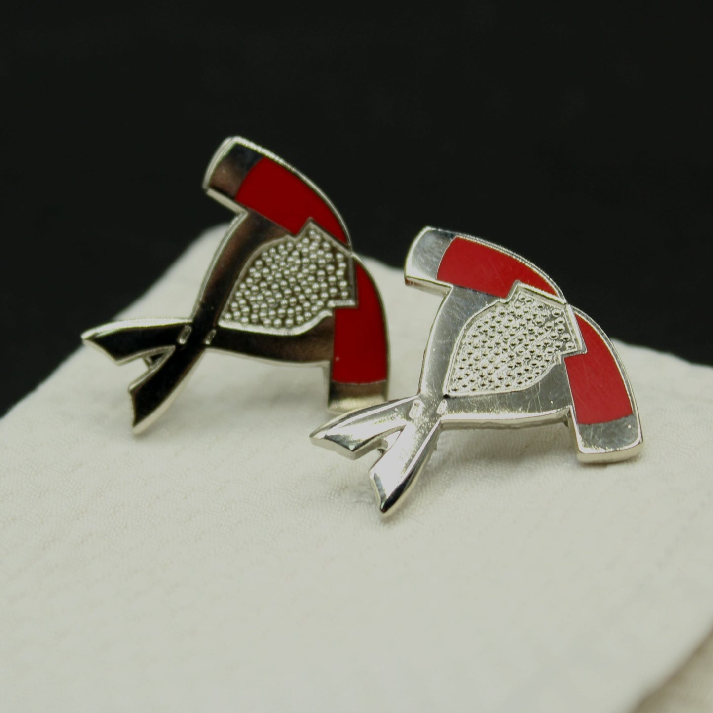 Crossed Fire Axes Cufflinks