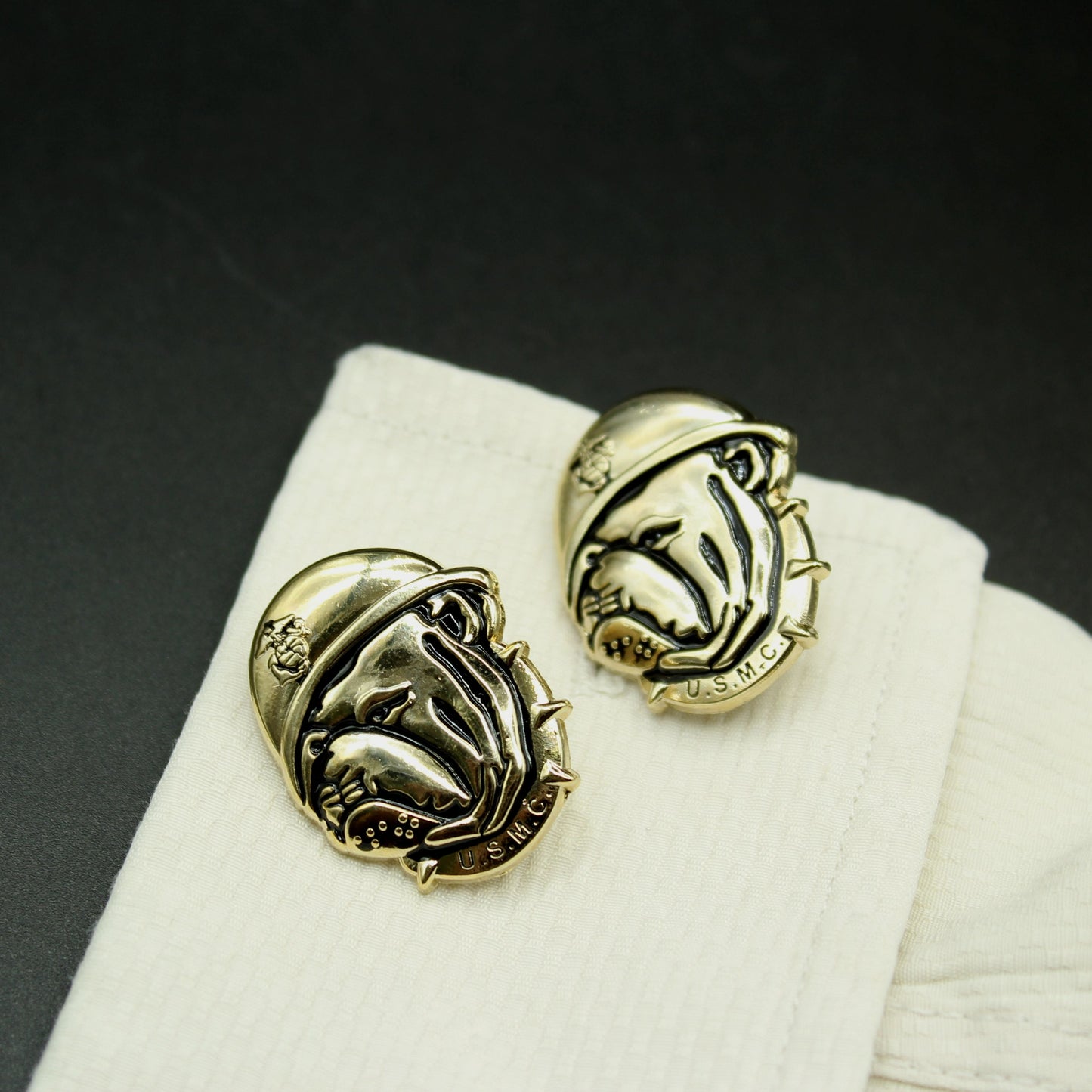 Bulldog USMC Cufflinks