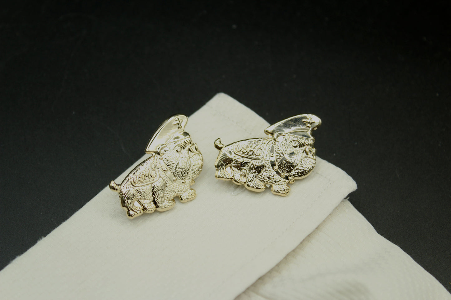 Bulldog USMC Cufflinks