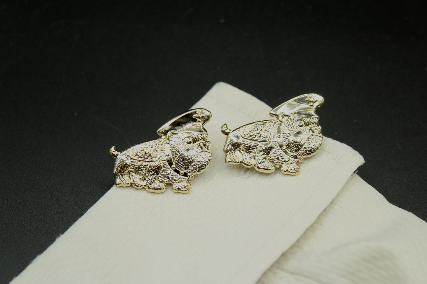 Bulldog USMC Cufflinks