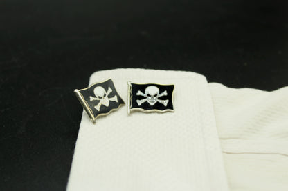 Pirate Flag Skull and Bones Cufflinks