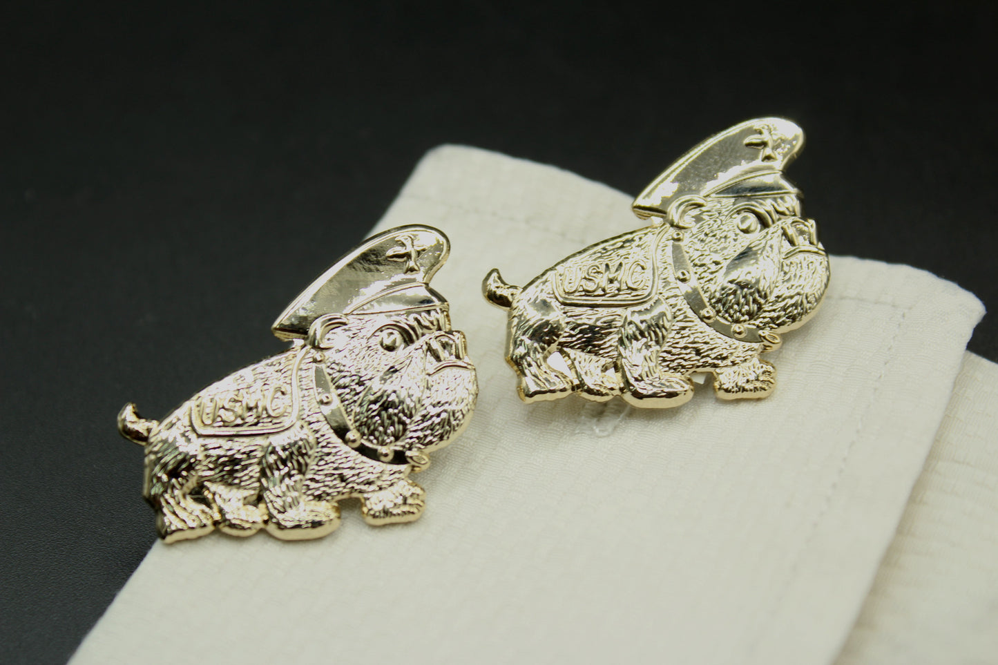 Bulldog USMC Cufflinks