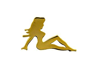 Mudflap Lady Left Pins