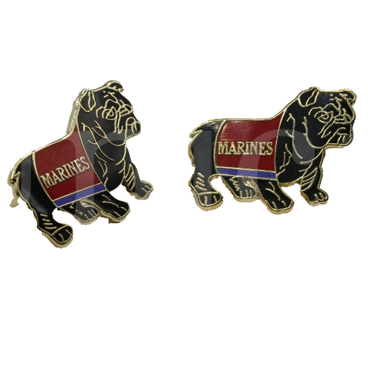 Bulldog Marines USMC Cufflinks