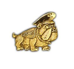 Bulldog USMC Pins