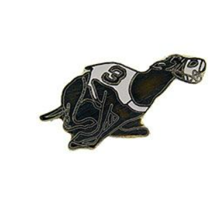 Dog Greyhound No.3 Pins