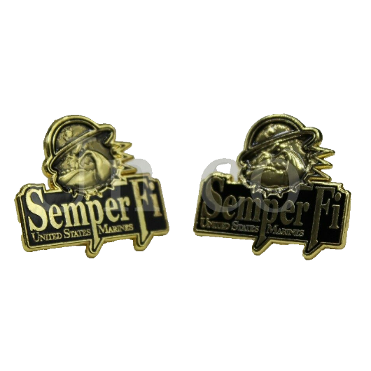 Bulldog SempFi USMC Cufflinks