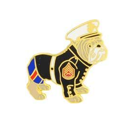 Bulldog USMC Dressed Pins