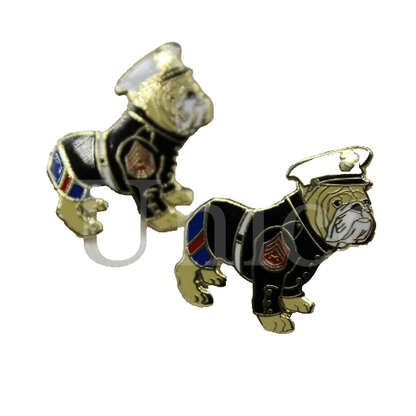 Bulldog USMC Dressed Cufflinks