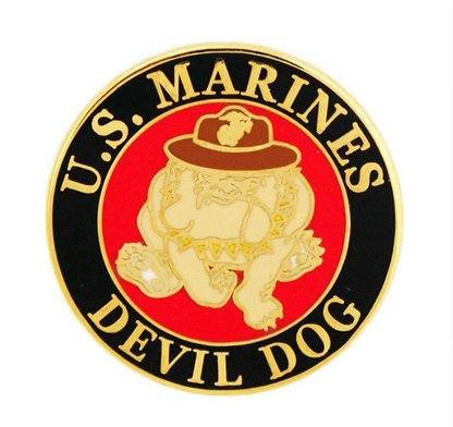 Bulldog USMC Devil Dog Pins