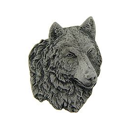 Wolf Pewter Pins