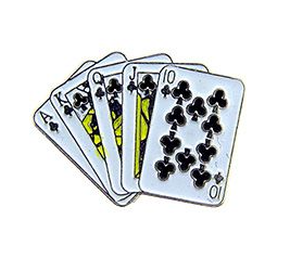 Card Royal Flush Pins