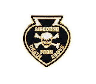 Death From Above Airborne From Skull Pins