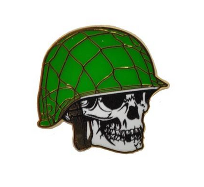 Skull Paratrooper Helmet Pins