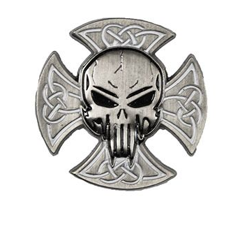 Skull Iron Cross Pins