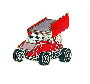 Red Sprint Car Wing Pins