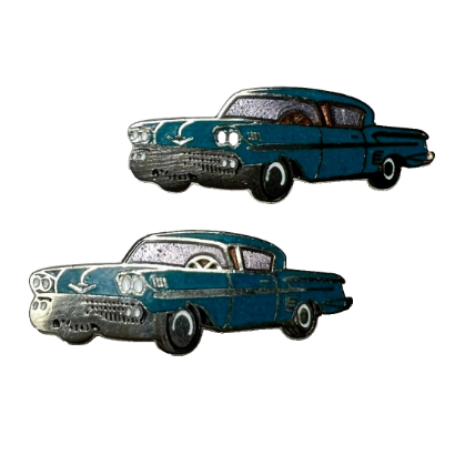 1958 Chevrolet Convertible Coupe Cufflinks