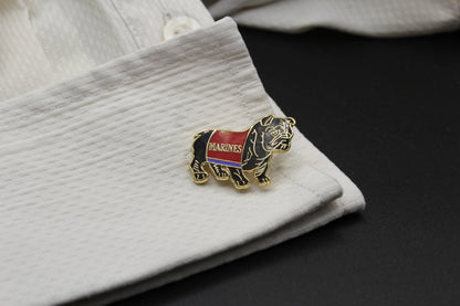 Bulldog Marines USMC Cufflinks