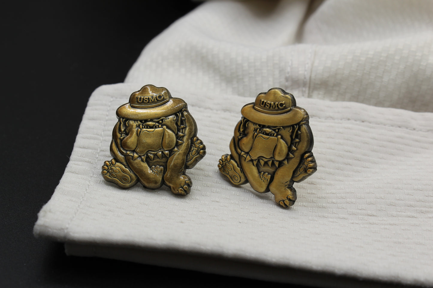 Bulldog USMC Cufflinks