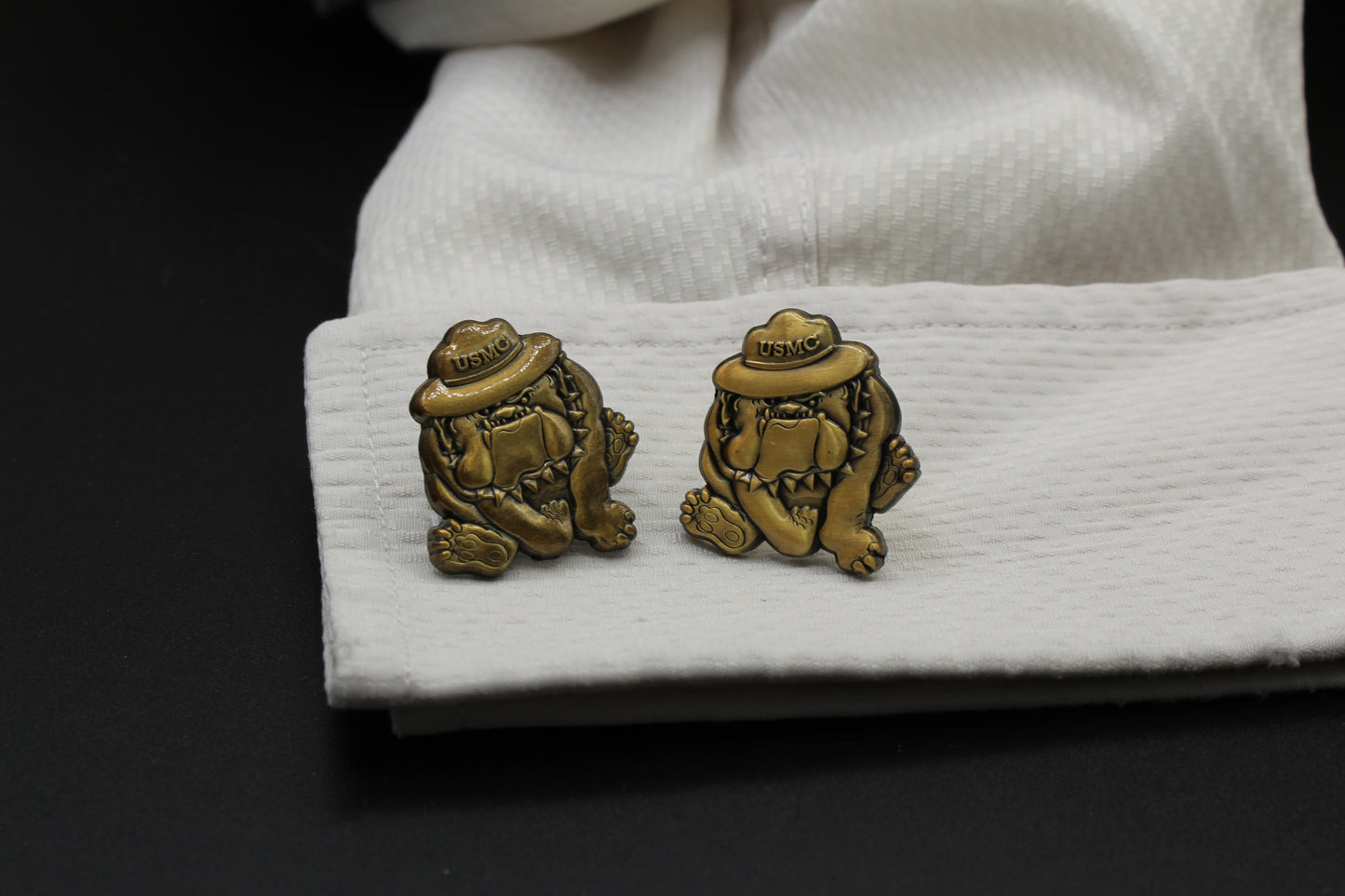 Bulldog USMC Cufflinks