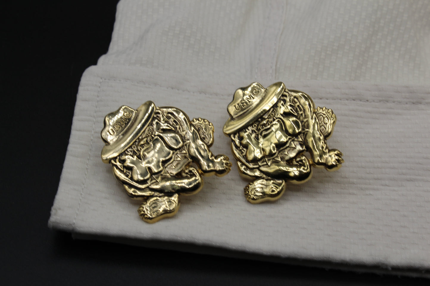 Bulldog USMC Cufflinks