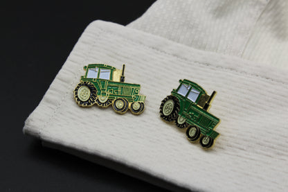 Tractor Bulldozer Cufflinks