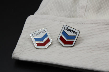 Gas Chevron Cufflinks