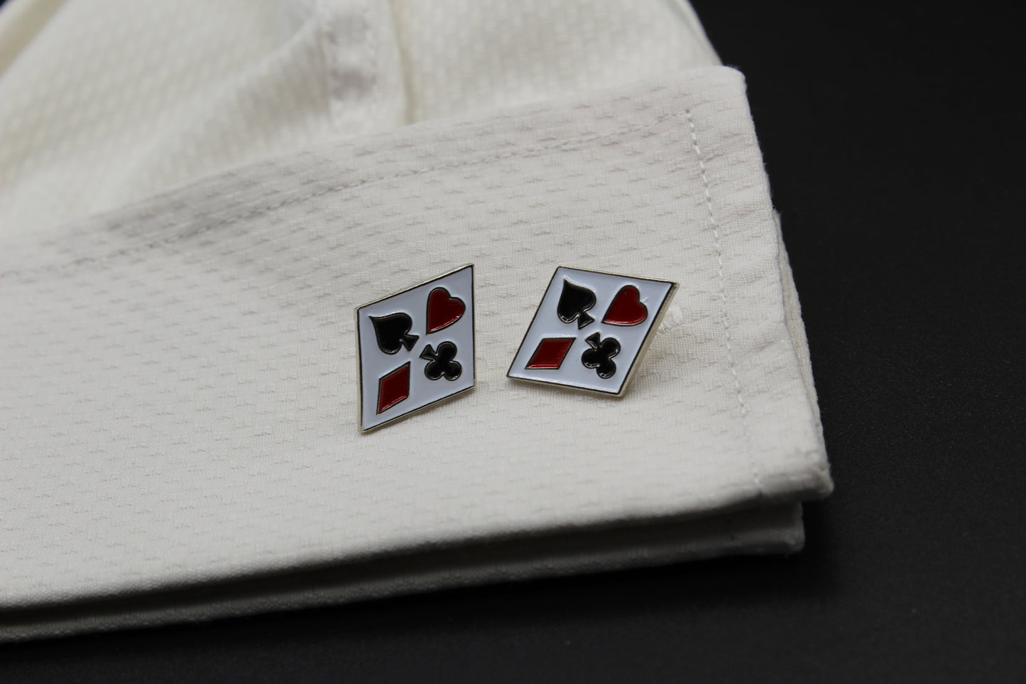 Card All Suits Cufflinks