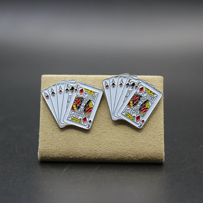 Card Full House Cufflinks