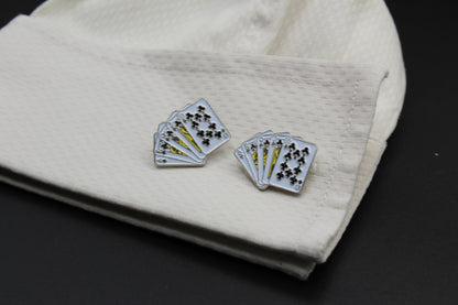 Card Royal Flush Cufflinks